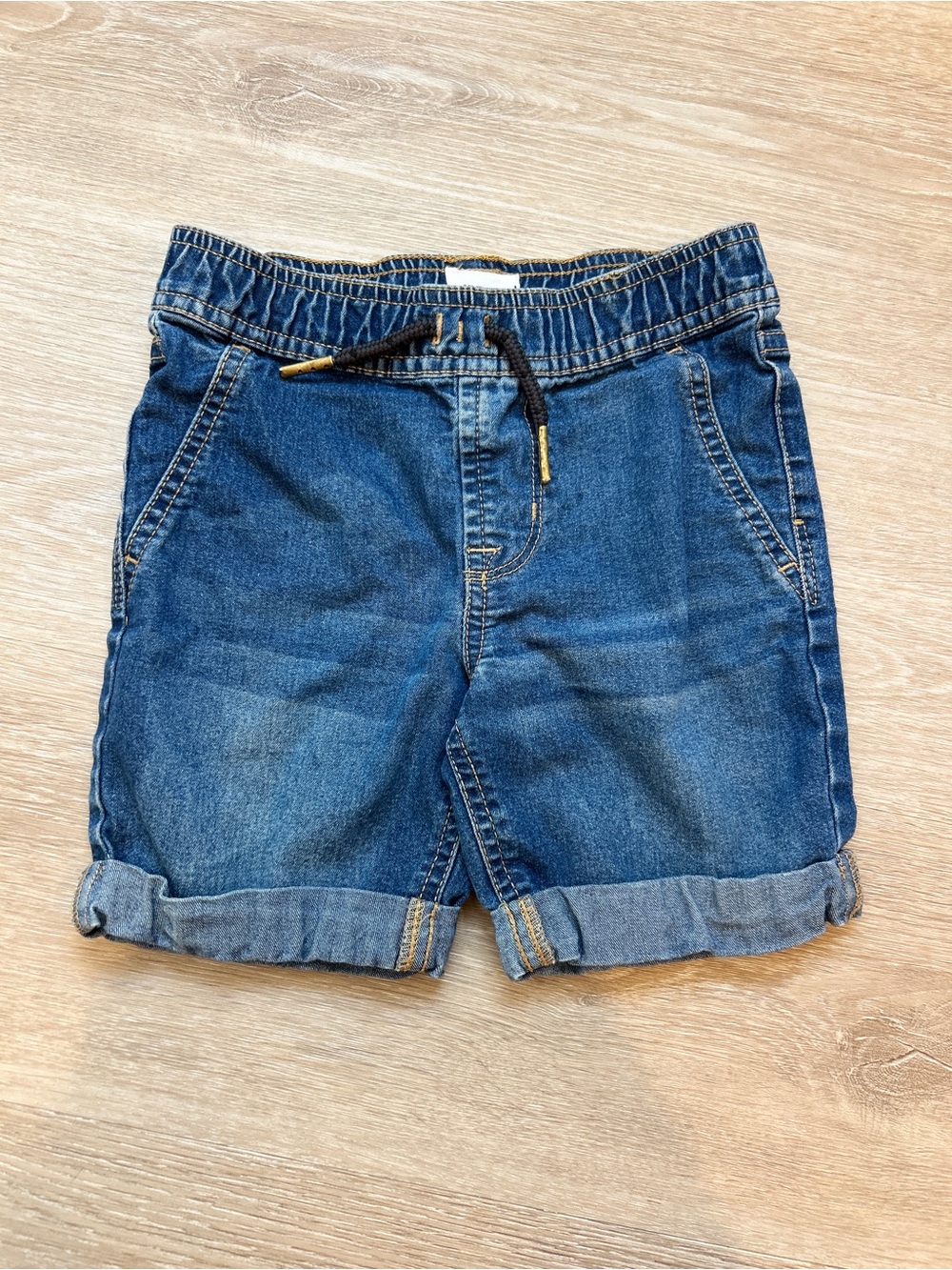 Hudson Boys Jean Shorts Size 4T drawstring waist